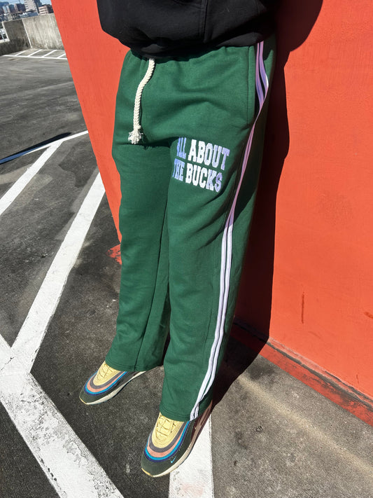 AllAboutTheBuck$ Green Baggy Sweats