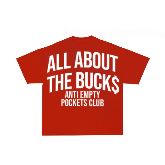 Kids Red Anti Empty Pockets Tee